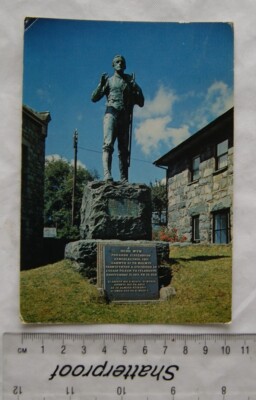 Postkarte Hedd Wyn Statue 1991, Trawsfynydd, Gwynedd