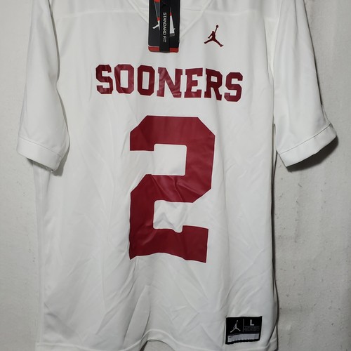 CeeDee Lamb Oklahoma Sooners Fußballtrikot Herren Large weiß Jordan Marke Neu mit Etikett - Bild 3 von 14
