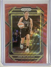 2023 Panini Prizm WNBA #131 Jade Melbourne RC Red Wave Prizm Seattle Storm 
