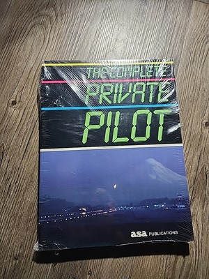 The Complete Private Pilot Asa Publication Bob Gardner 80's SOFTCOVER