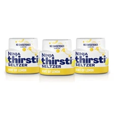 Ninja Thirsti Lemon Flavored Water Drops 0 Calorie Seltzer Drink Mix 3 Pack