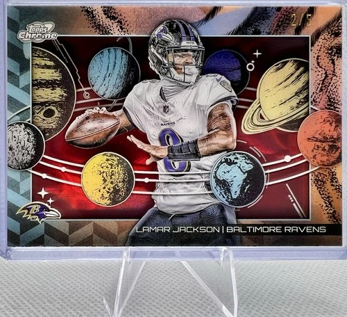 2025 Topps Cosmic Chrome Lamar Jackson Base (RAW)