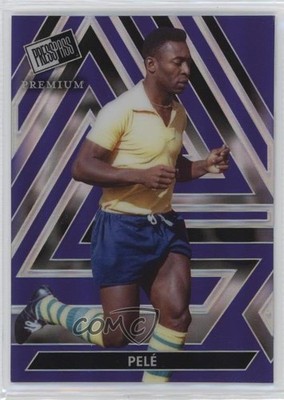 2024 Leaf National Convention Press Pass Premium Purple Prismatic 2/4 Pele 03f9