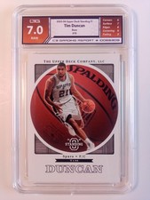 2003-04 Upper Deck Standing "O" Tim Duncan San Antonio Spurs #70 PSA/C3 graded 7