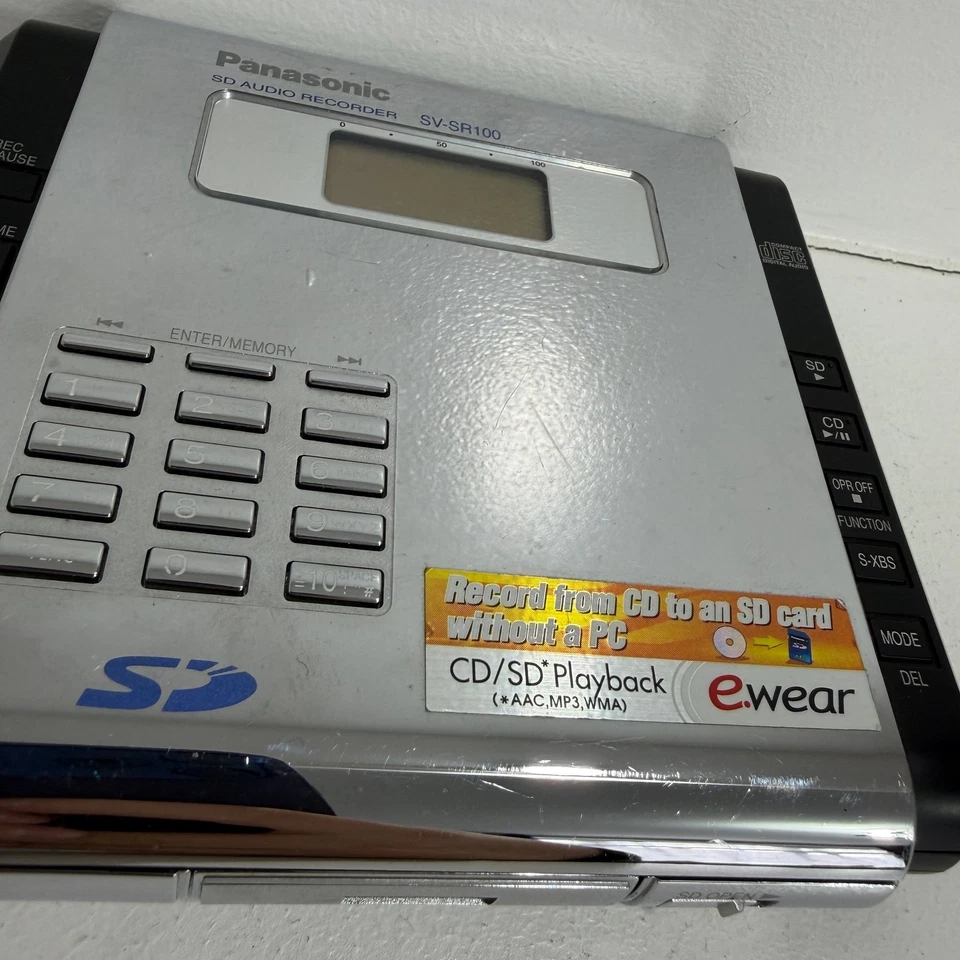 Panasonic SV-SR100 SD Audio Recorder CD Playback Function Spares & Repairs - Image 3 of 4