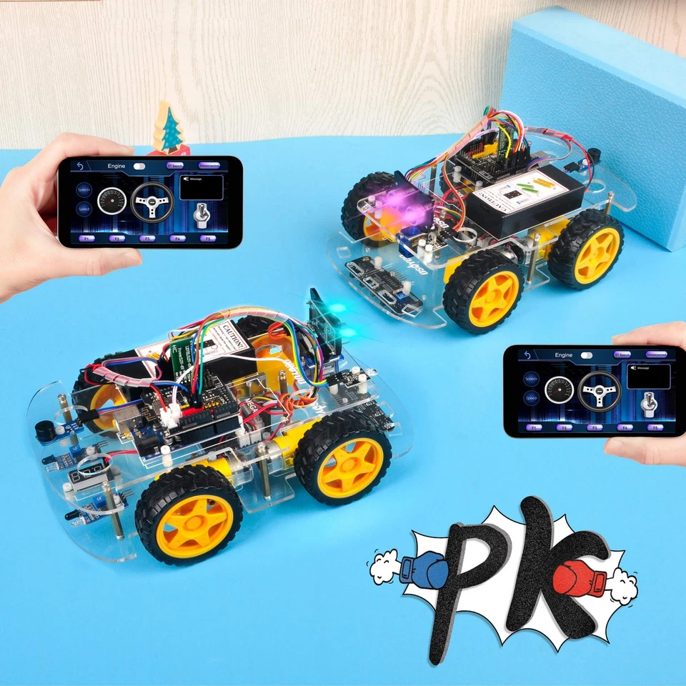 V2.1 Smart IOT Robot Car Kit for Arduino - Early STEM Education for Beginner ... - Image 4 of 4