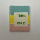 VTG Barbie Tennis Rules Book Accessory