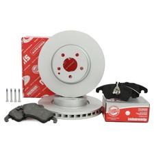 Bremsscheiben + Bremsbeläge vorne für MERCEDES C (W204, C204, S204), E, SLC, SLK