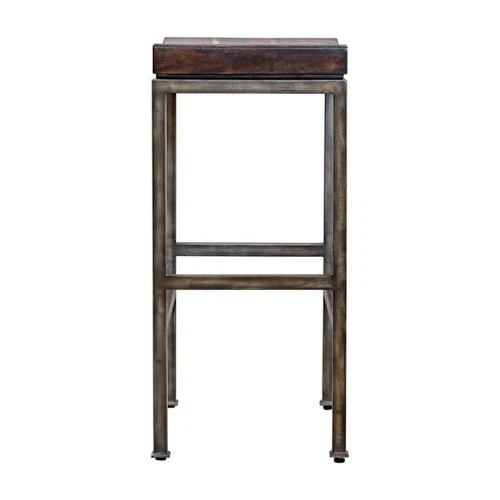 Beck - 30 inch Industrial Bar Stool Accent Furniture Uttermost 25893 - Picture 4 of 12