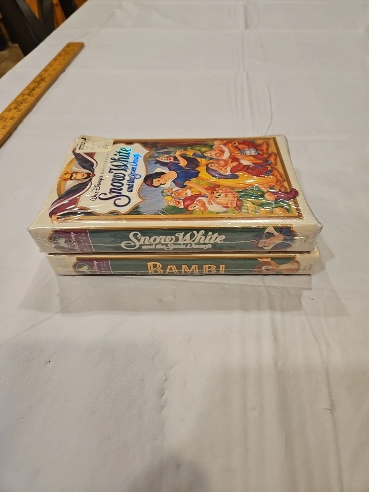 Snow White and Bambi (VHS) Walt Disney Masterpiece Collection New Sealed - Image 4 of 4