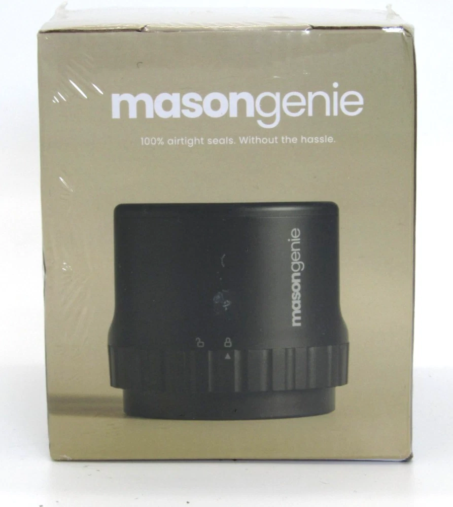 Masongenie Fully Automatic Mason Jar Vacuum Sealer Kit New In Box Sealed