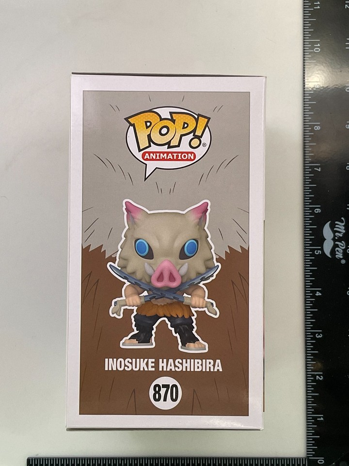 Funko Pop! ANIME DEMON SLAYER INOSUKE HASHIBIRA FLOCKED #870 [LA COMIC