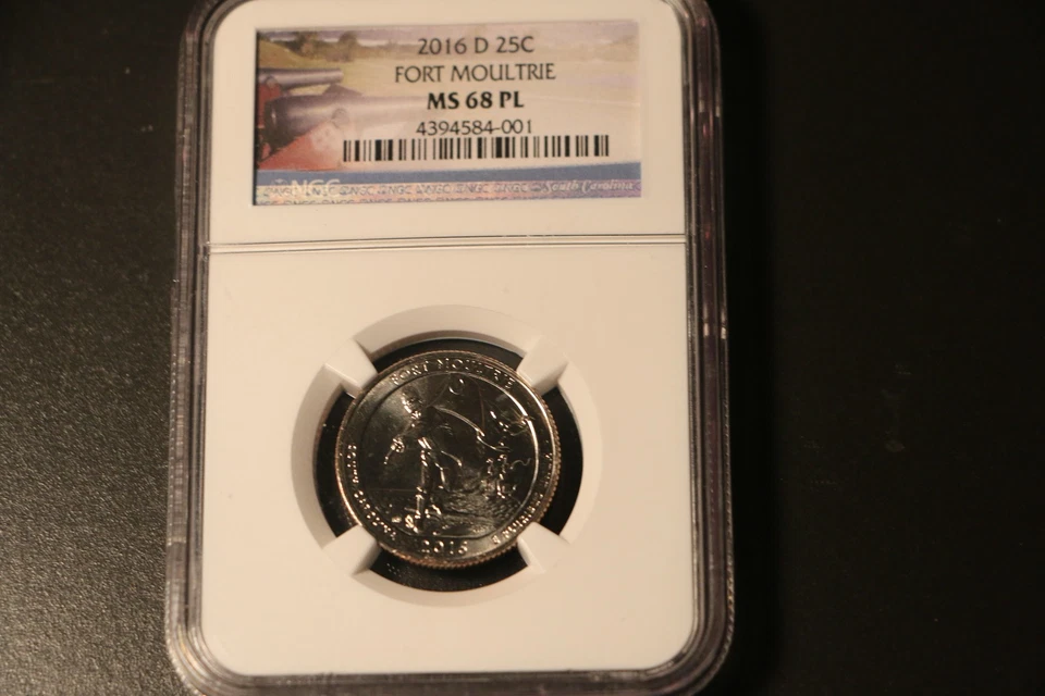 2016 D FORT MOULTRIE QUARTER NGC HAS GRADED ONLY 17 IN TOP MS68PL AND 0 HIGHER - Image 2 of 4