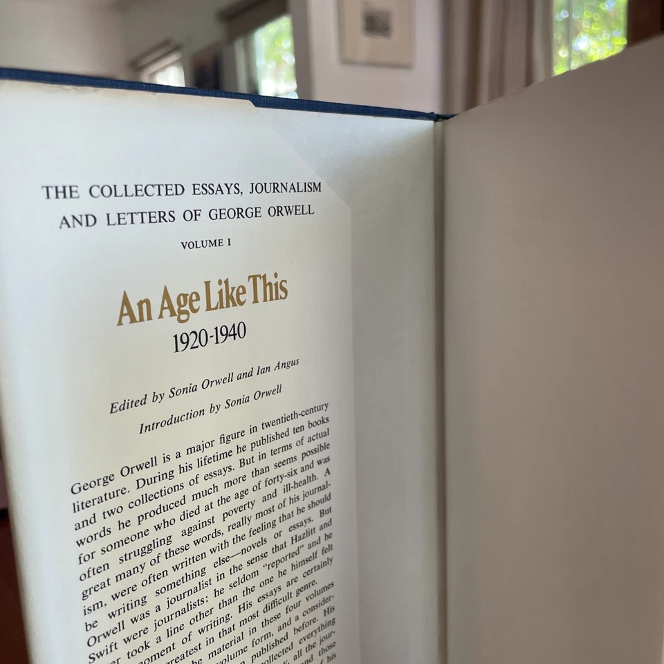 George Orwell • Collected Essays, Journalism, and Letters • 4 Volume Set • 1968 - Image 4 of 4