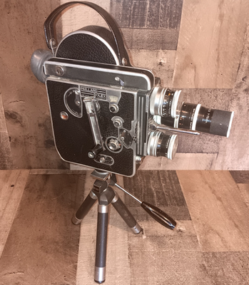 Vintage Paillard Bolex H16 Reflex 16mm Movie Camera Black with