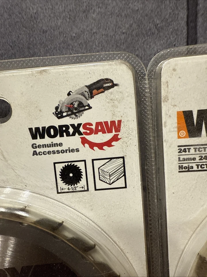 2 - WORX  *WA5085*  4-1/2" WORXSAW Circular Saw Replacement Blade - - Image 3 of 4