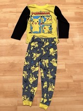Pokemon Pajamas - Kids Size Small 6/7 - Fleece - Pikachu