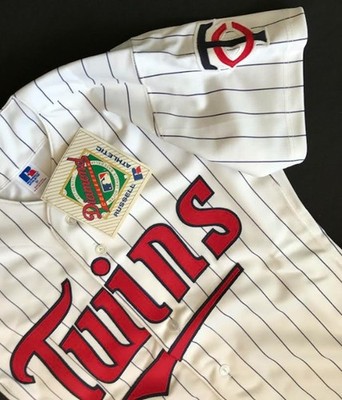Minnesota Twins Russell Athletic Authentic MLB Baseball Jersey Shirt 1990s NEW