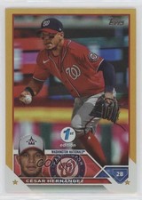 2023 Topps Series 1 1st Edition Gold Foil Cesar Hernandez César Hernández 0y59