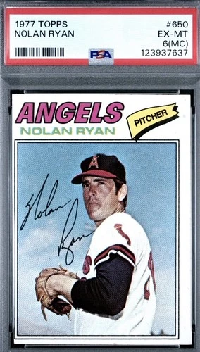 1977 Topps Nolan Ryan #650 PSA 6 (MC) EX-MT