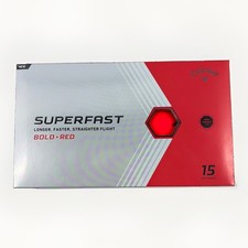 Callaway Superfast 15 Golf Balls BOLD RED - New