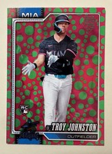 Troy Johnston - 2026 Topps Series 1 - Green Polka Dot - Marlins (RC)