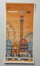 Phish Poster Official Atlantic City NJ Bader Field 6/17/12 Silkscreen S/N X/800