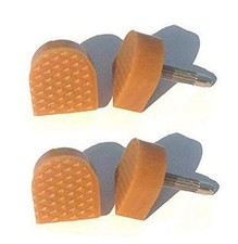 6 Pairs 8 mm 9 mm 10 mm U Shaped Non-Slip Tip High Heel Cap Shoe Repair Prote...