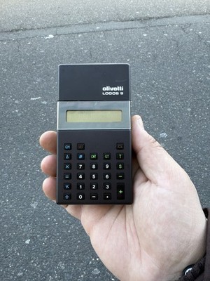 Olivetti Logos 9 Black   - with Case - Read Desc