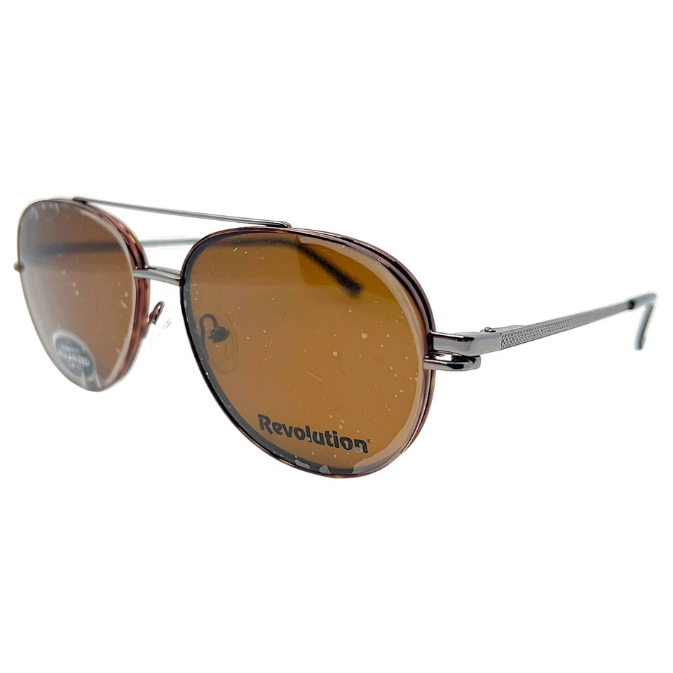 REVOLUTION - BENTON TOR 56/15/140 - NEW Authentic EYEGLASSES & POLAR SUN CLIP - Image 2 of 4