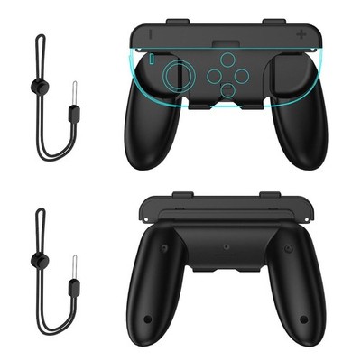 Für Nintendo Switch 2 Joy-Con Controller 2-in-1 Grip Schwarz