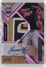 2018 Panini Elite Extra Edition Purple 21/25 Lucas Erceg #FTSA-LG Auto s3g