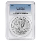 2023 $1 1-oz American Silver Eagle PCGS MS69 Blue Label