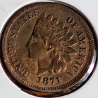 1871 Indian Head Cent Penny VERY FINE Very Tough Date in higher grades