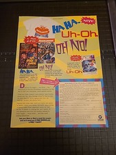 Nickelodeon Book Club Are You Afraid Print Ad 1999 8x11 Great To Frame