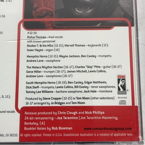 Rufus Thomas Do The Funky Chicken 8 Bonus Tracks CD Sealed Cracked Case New - Foto 5 di 9