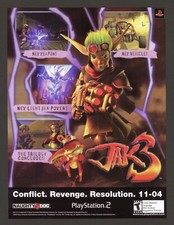 Image of Jak 3 Playstation 2 PS2 2004 Promo Game Art Print Glossy Poster - And Daxter (B)