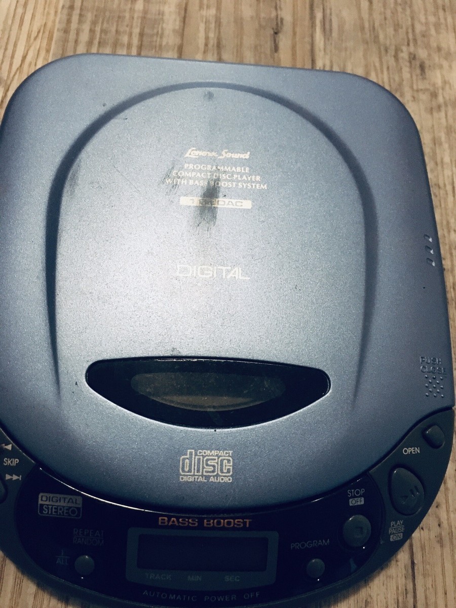 Lenoxx sound portable CD player CD-51 Blue Works Great | eBay