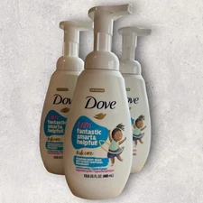 3 x Dove Kids COTTON CANDY Hypoallergenic Foaming Body Wash 13.5oz ea
