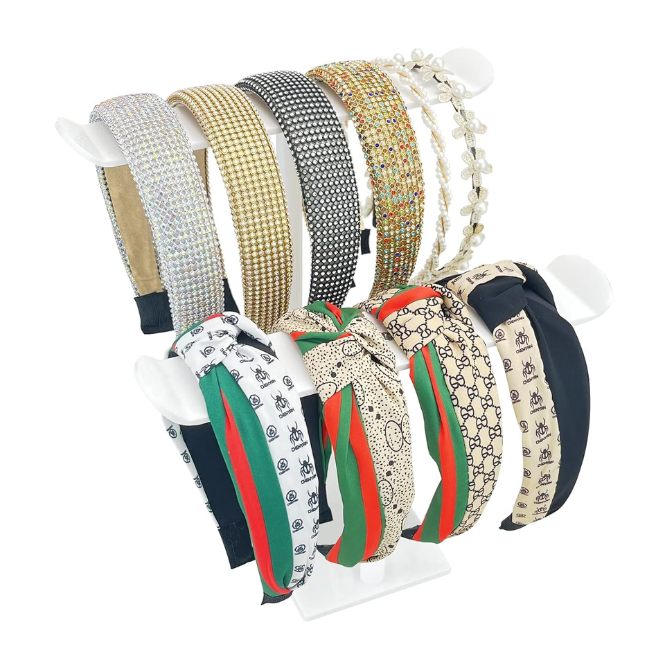 Headband Holder, Acrylic Headband Organizer Stand, Hair Accessories