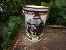 1994 Queen's visit to Russia Lion head Beaker  Only 500 made Sutherland China