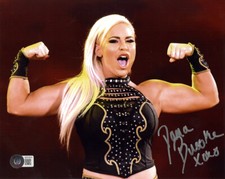 DANA BROOKE SIGNED 8x10 PHOTO ROYAL RUMBLE SMACKDOWN RAW WWE CHAMP BECKETT BAS
