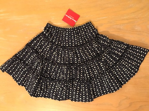 New! Hanna Andersson Girls Twirly Skirt Navy Blue Print Size 100 (US 4) - Picture 4 of 7