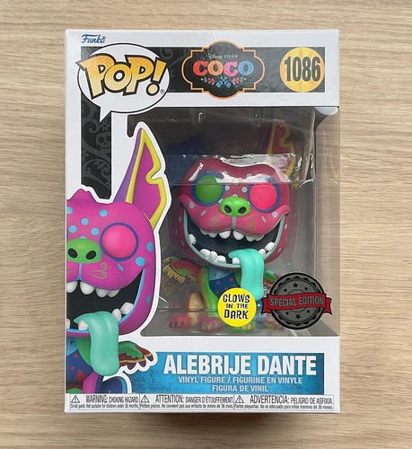 Funko Pop Disney Coco Alebrije Dante GITD #1086 + Free Protector
