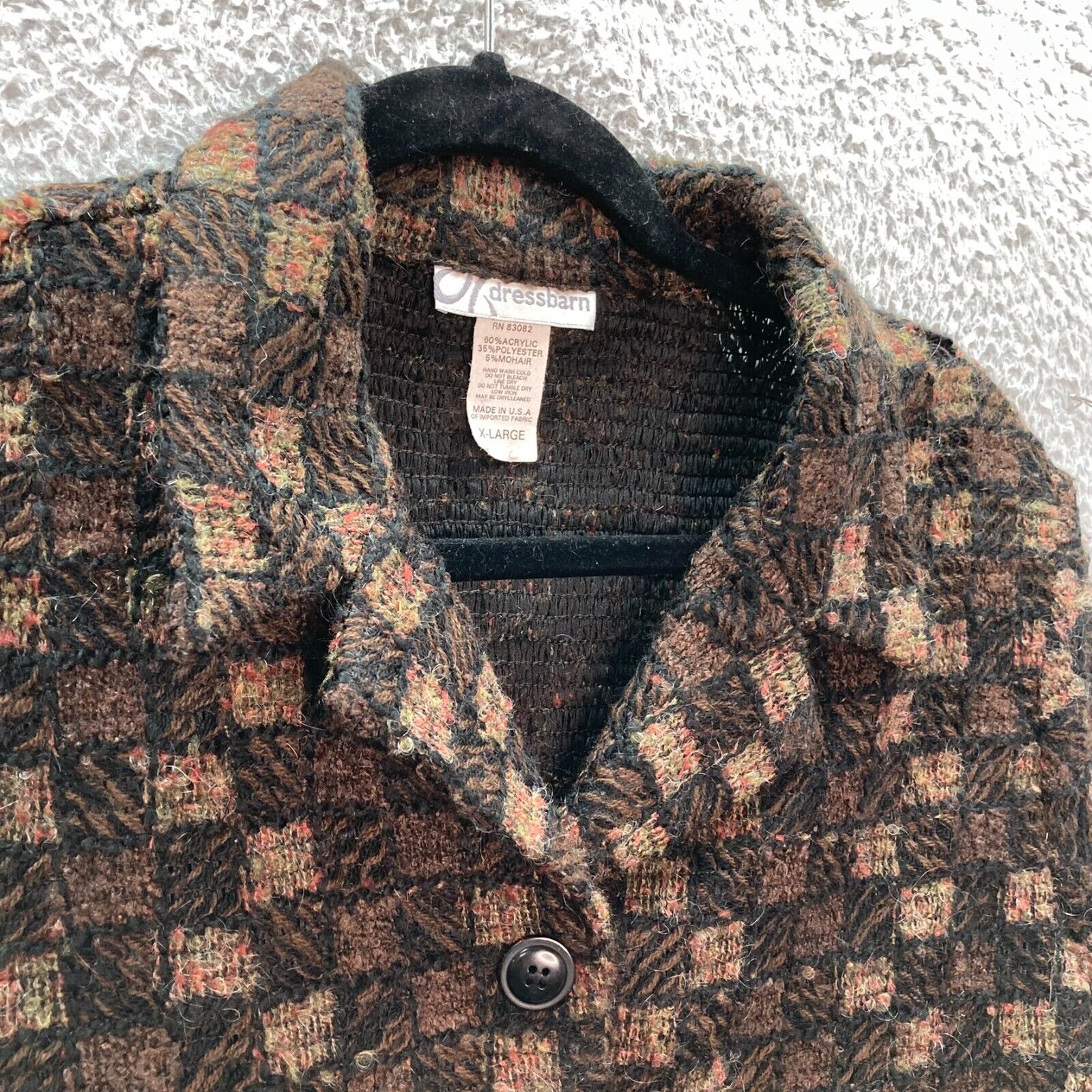Dressbarn Cardigan Sweater Women's Size XL Brown … - image 5