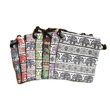 Thai Travel crossbody Bag Embroideries Elephant Hippie Gypsy Boho handmade