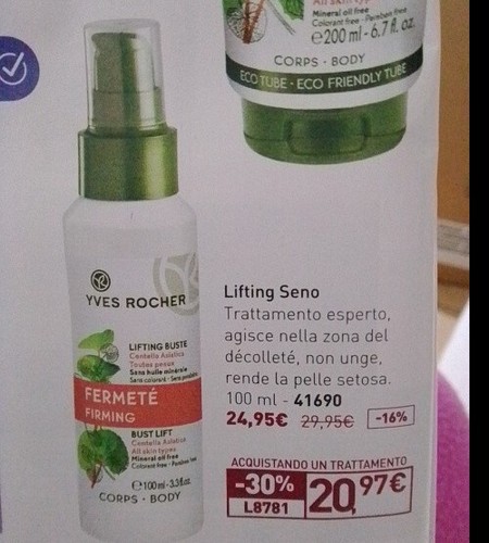 Yves Rocher Seno Lifting