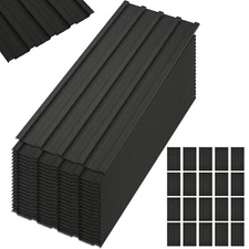 20x Roof Panels Galvanized Steel Hardware Roofing Sheets Anthracite