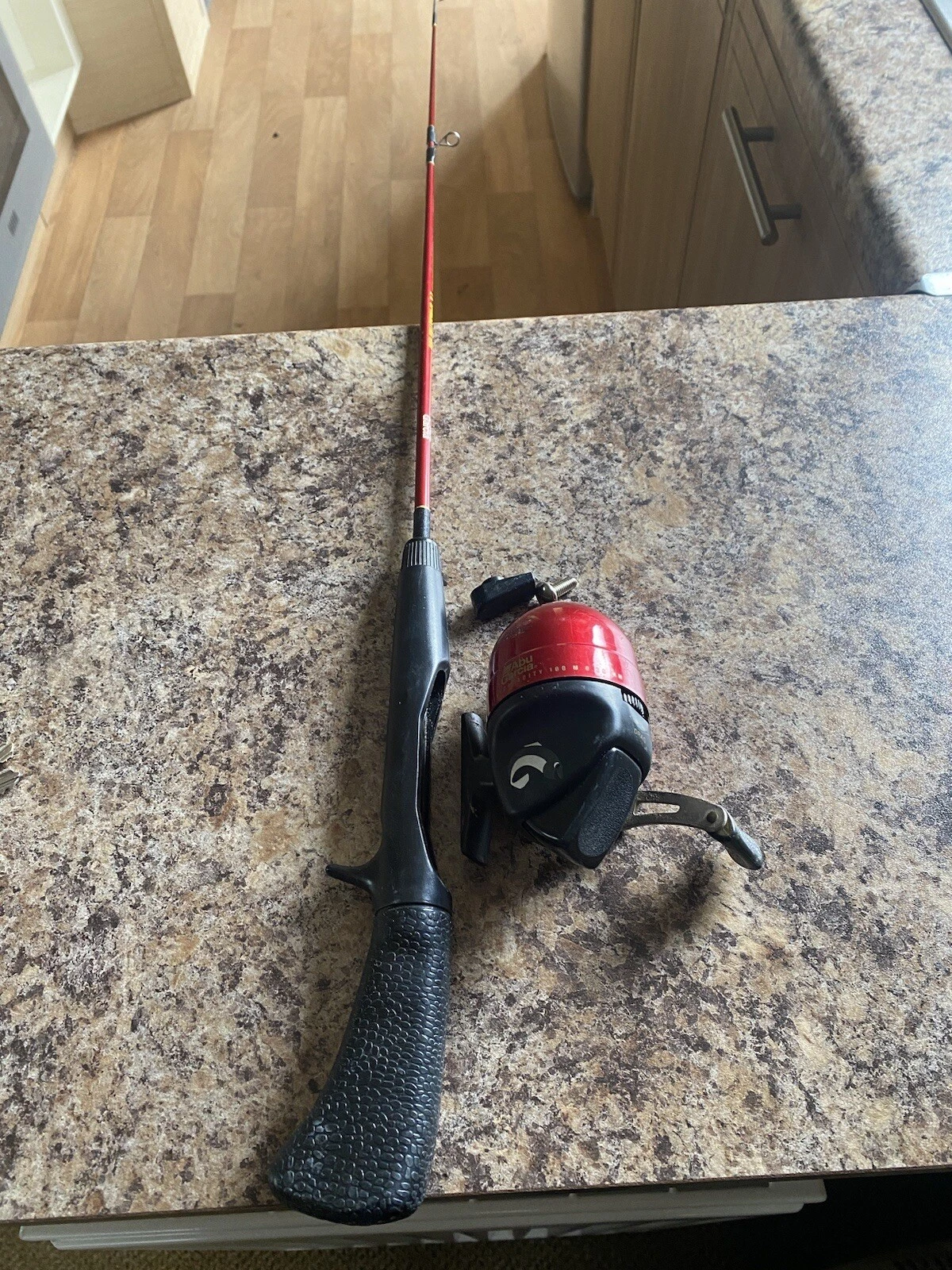 Abu Garcia Spin Rod And Reel Travel Vintage Rare