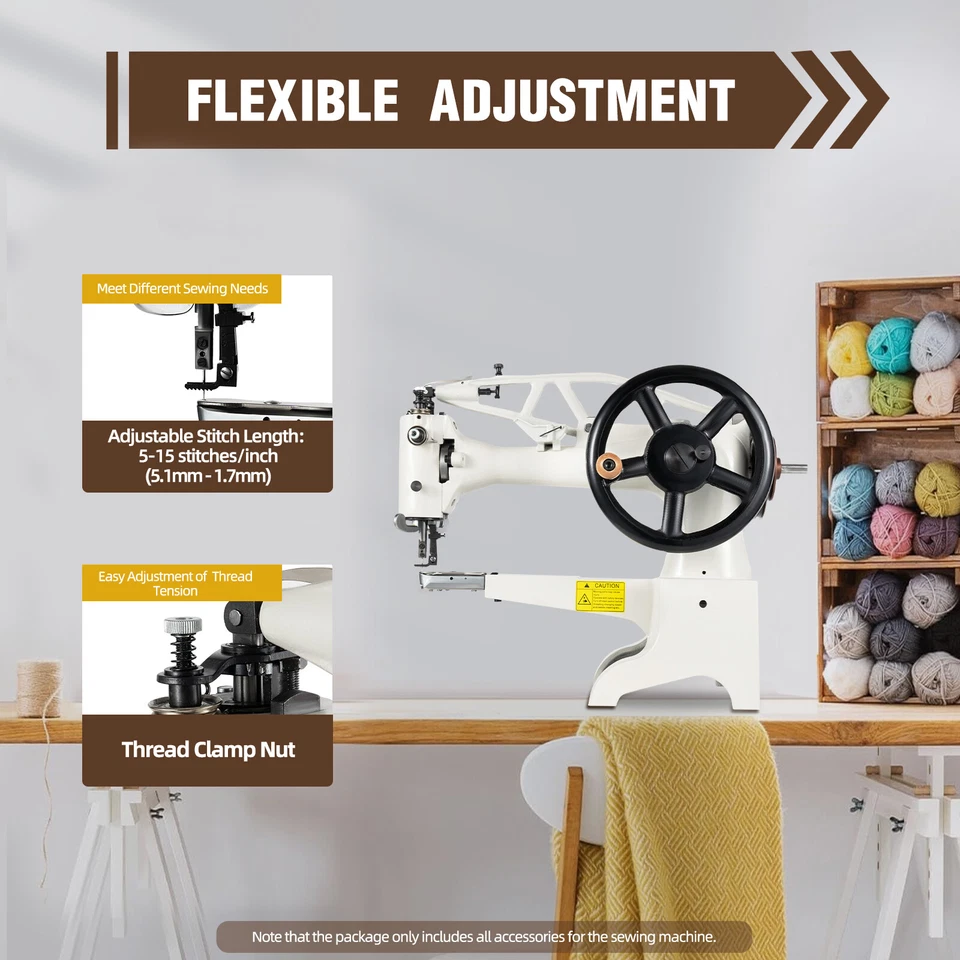 AXIS 2972 B DIY Patch Sewing Leather Machine Shoe Repair Boot Patcher Throat - Image 4 of 4